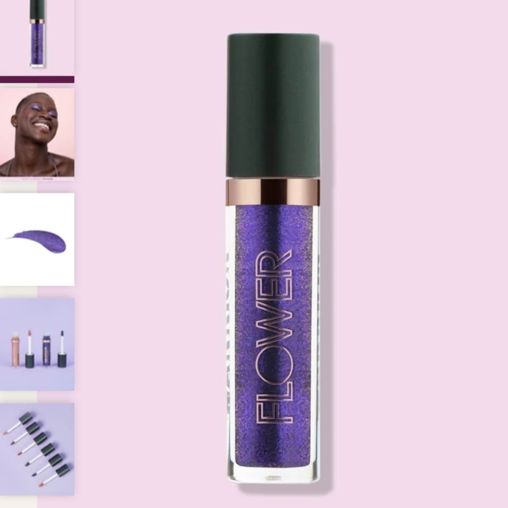 Flower Power Warrior Glitter Eyeshadow Purple Passion NWT
